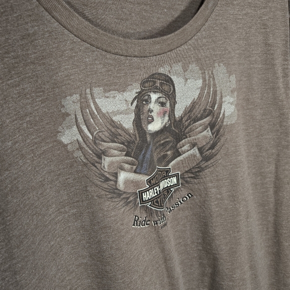 Harley Davidson Large 2007 Y2K St. Louis Ride with Passion Shirt - Picture 2 of 4